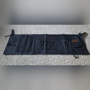 Tough Sturdy Tool Craft Canvas Organizer Mounts on Wall Black